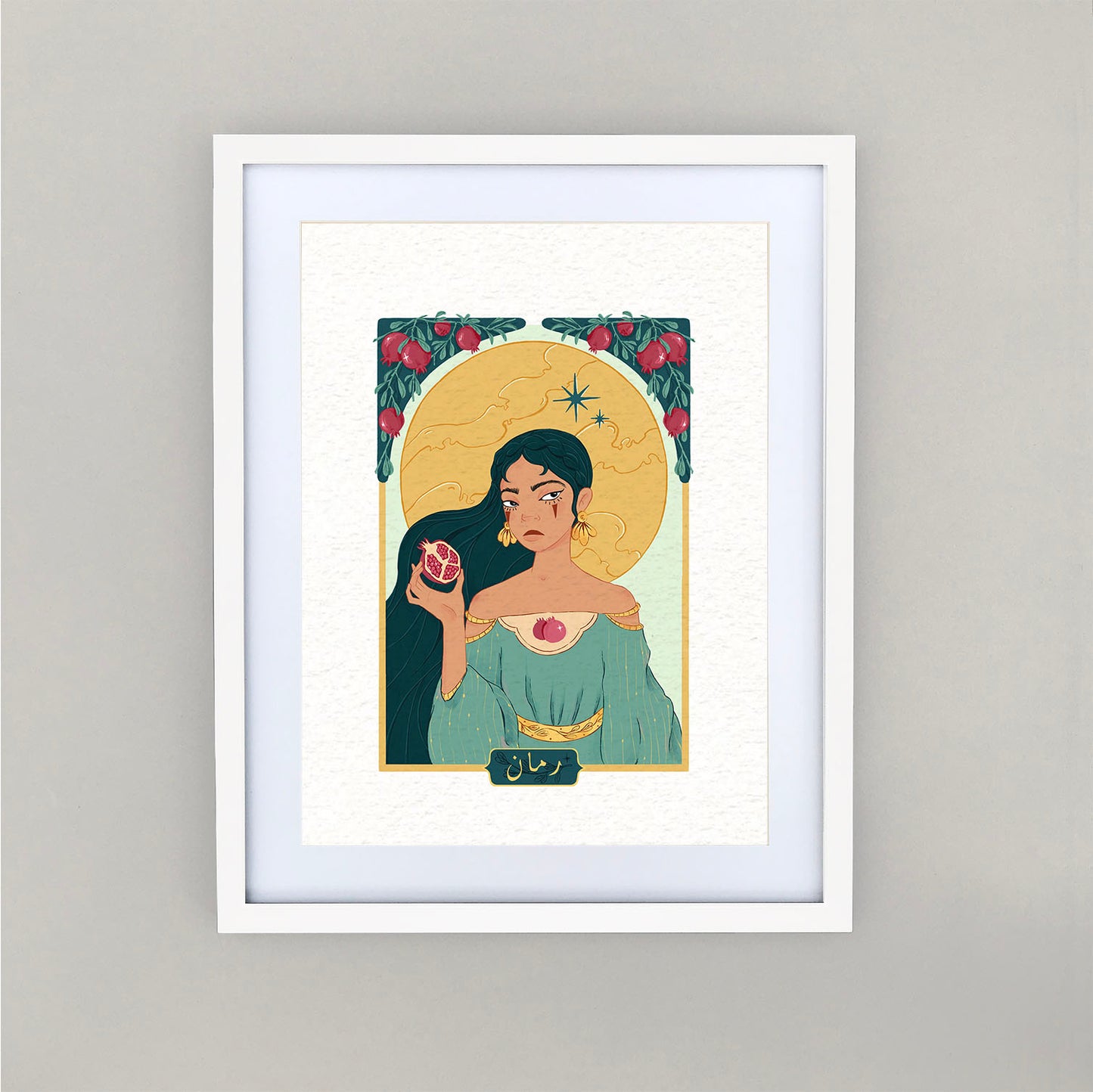 Pomegranate Girl Poster