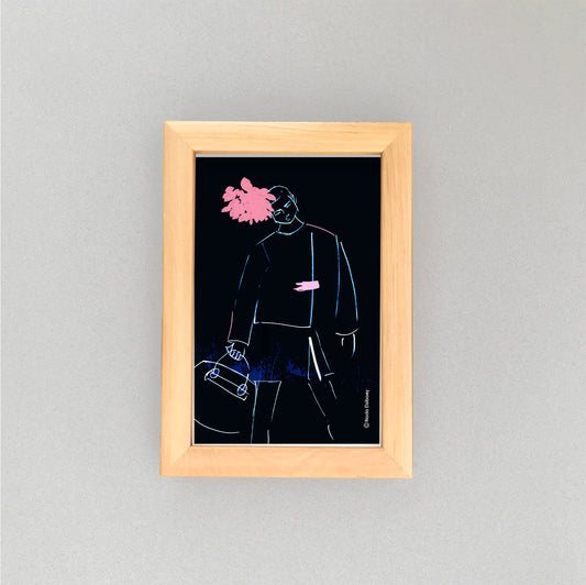 Fashion Illustration 03 postcard