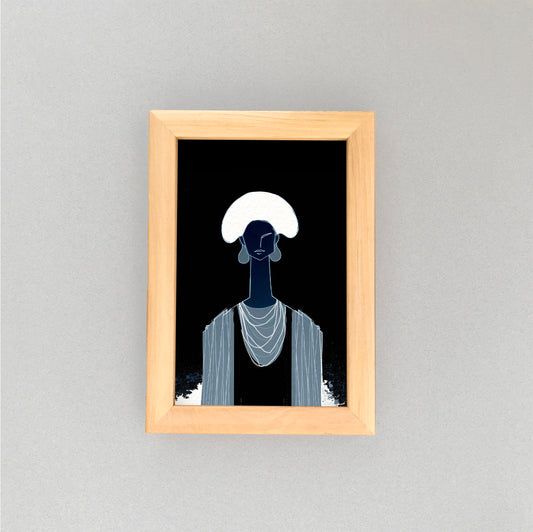 Fashion Illustration 02 postcard