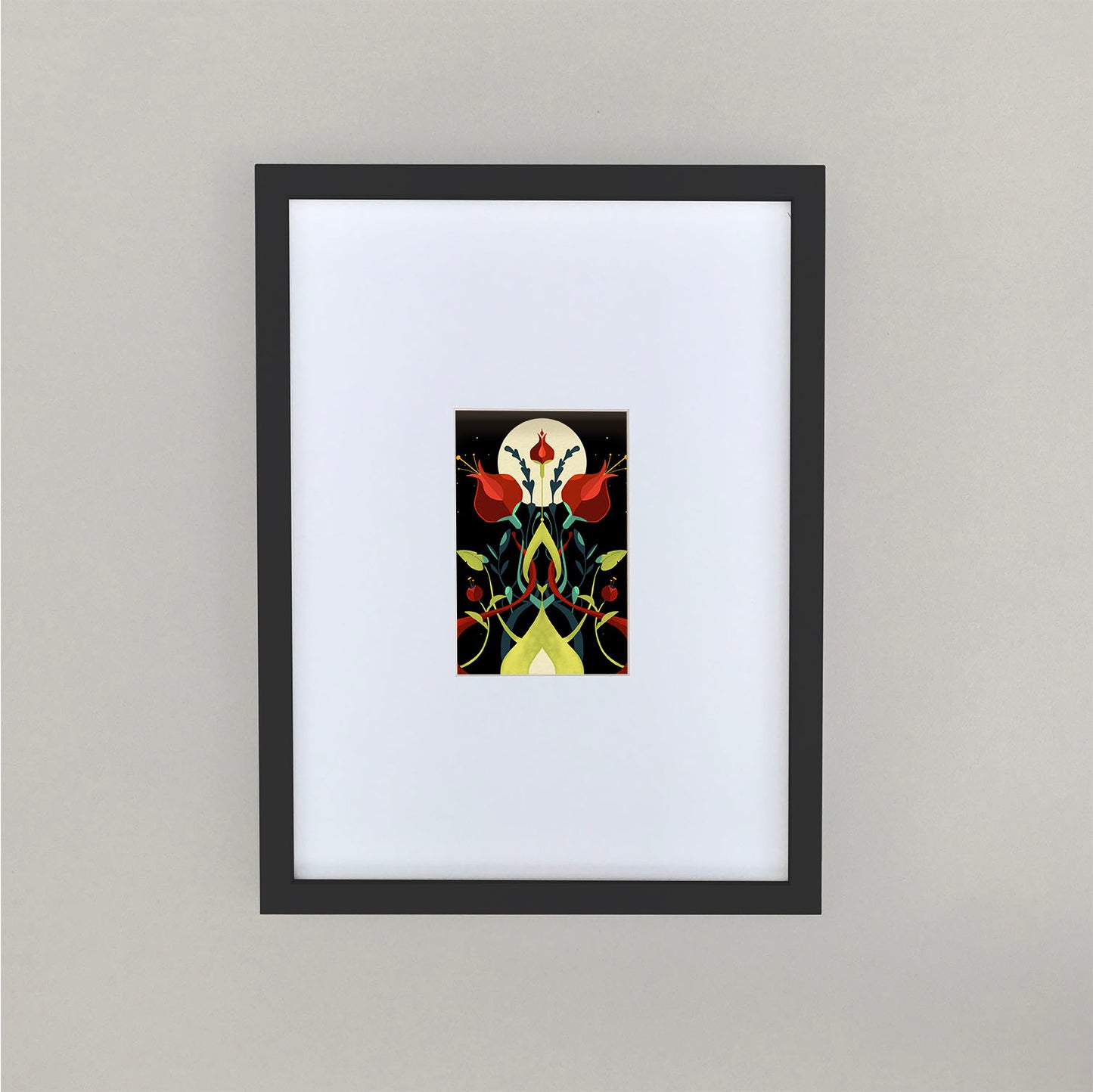 Paradise Pattern Postcard