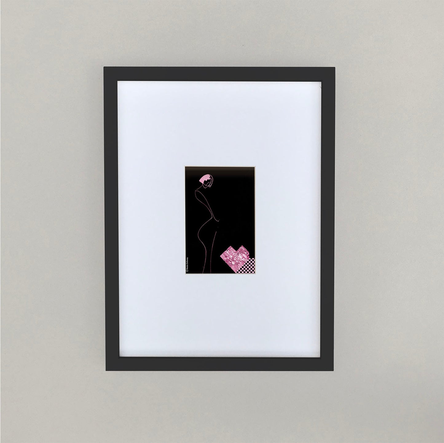 Fashion Illustration 01 postcard