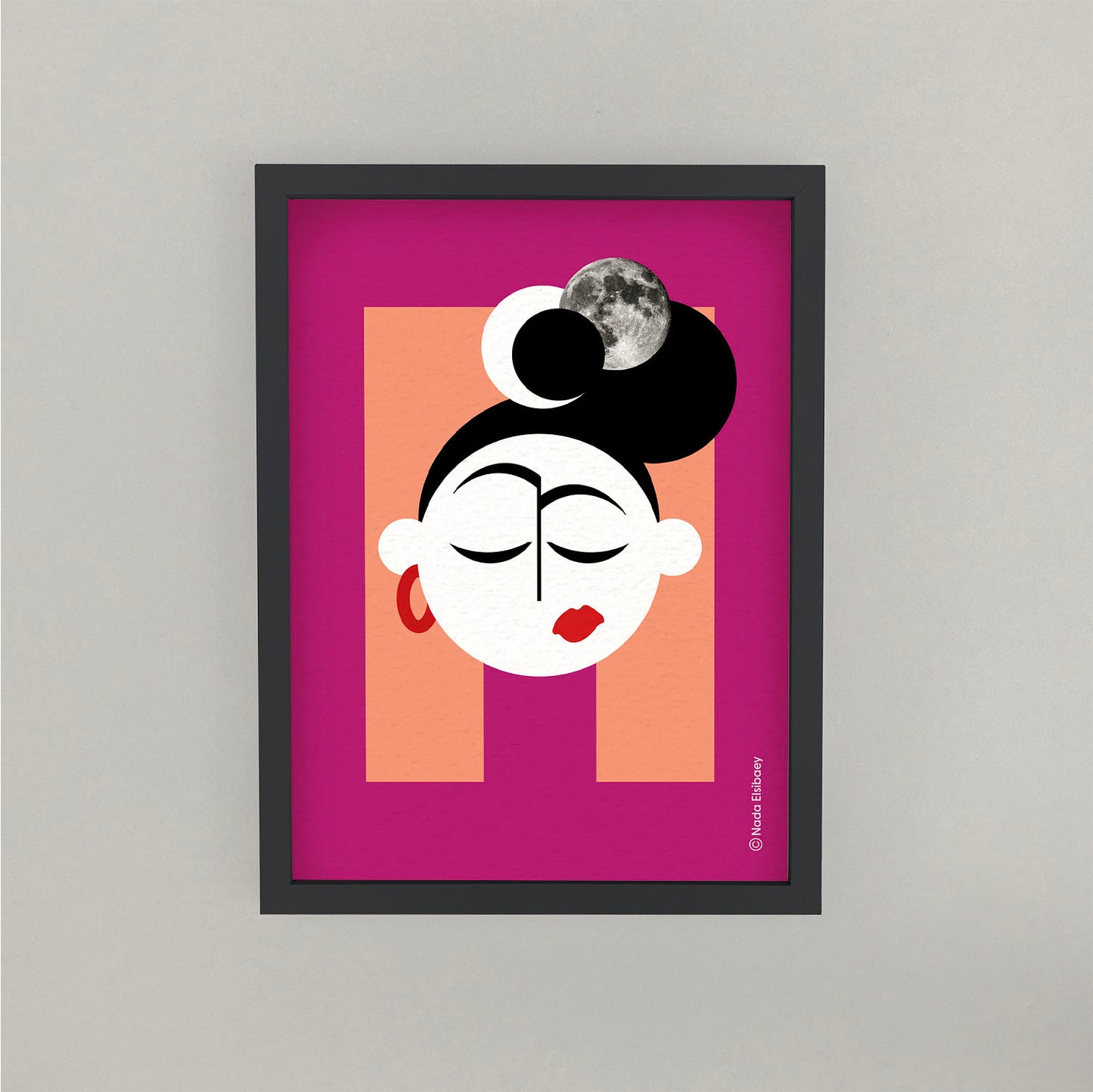 Quirky Lady Poster