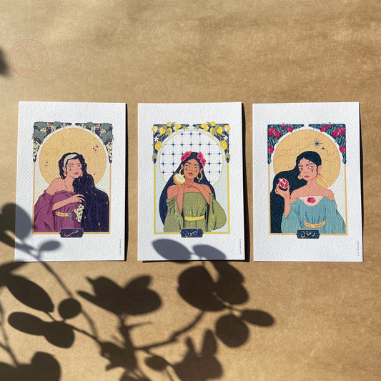 Fruits of Paradise Tri-Frame