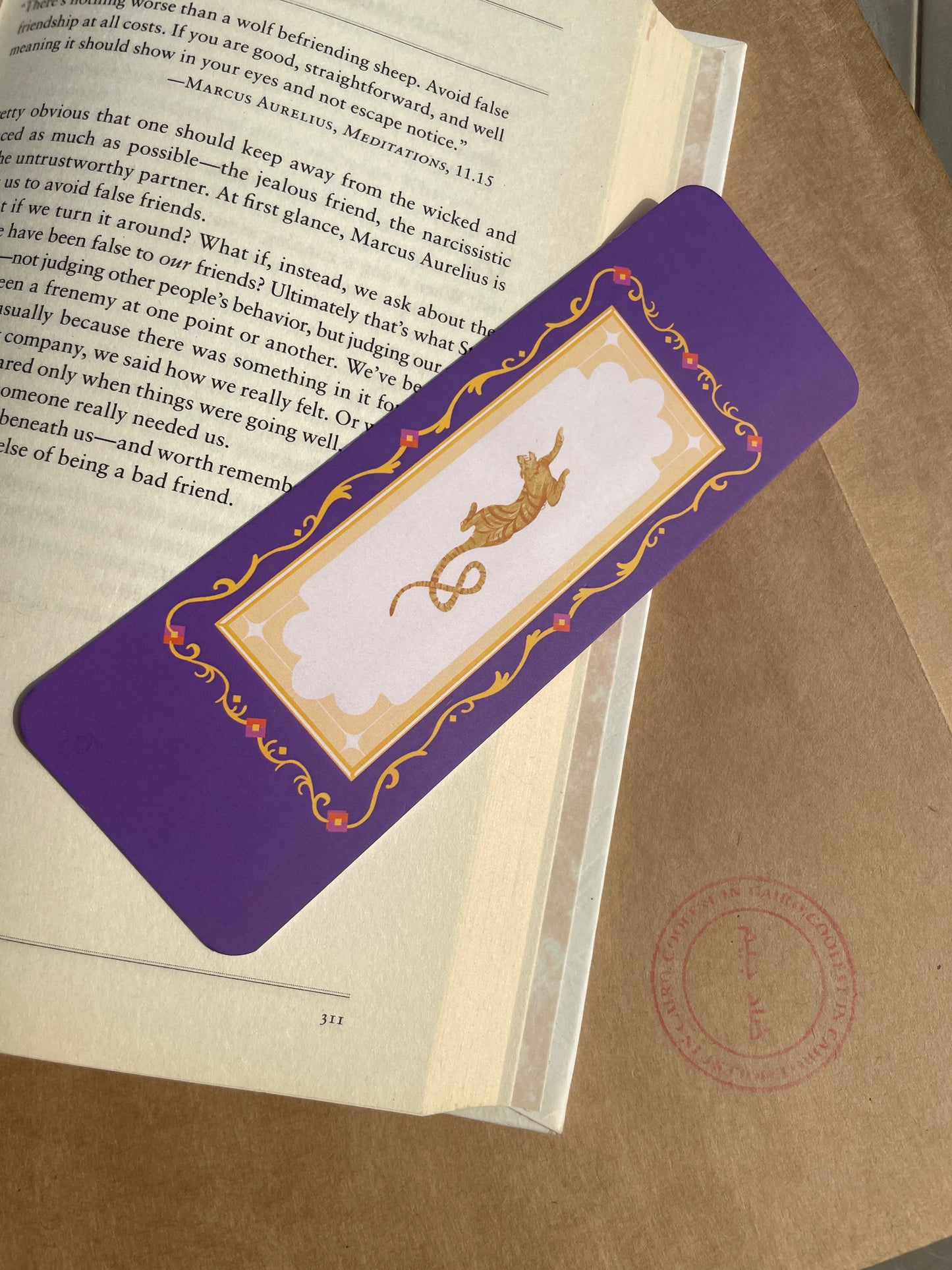 Tiger Bookmark