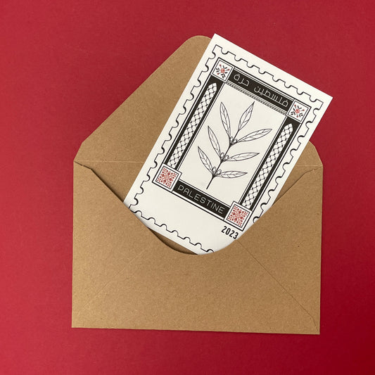 Palestinian Olive Branch Postcard