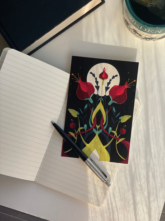 Paradise Pattern Postcard