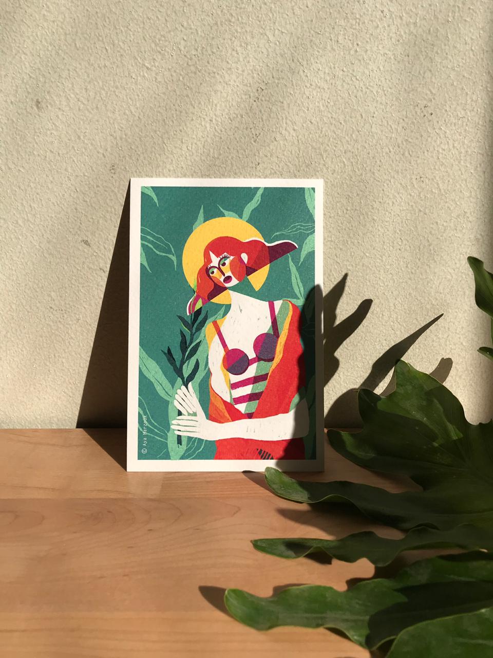 Day Dreaming postcard