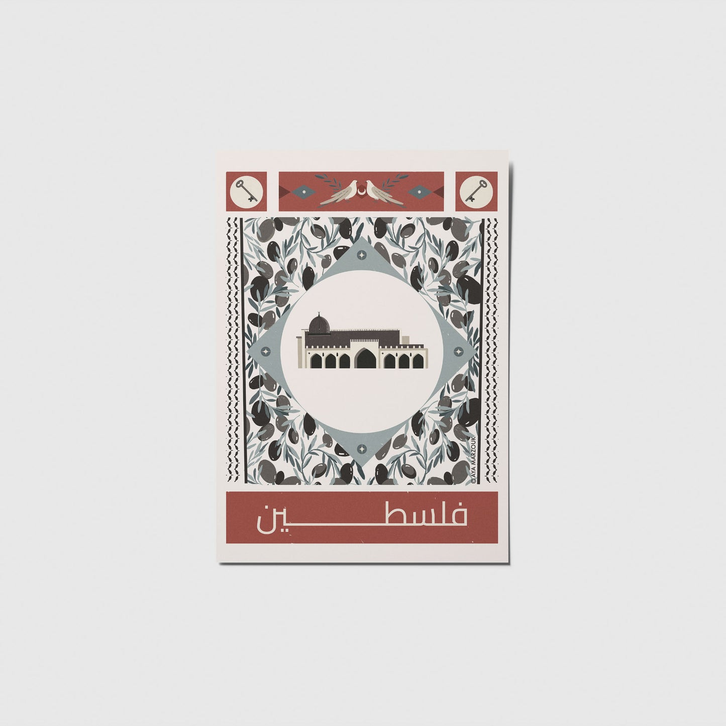 Palestinian Heritage Postcard