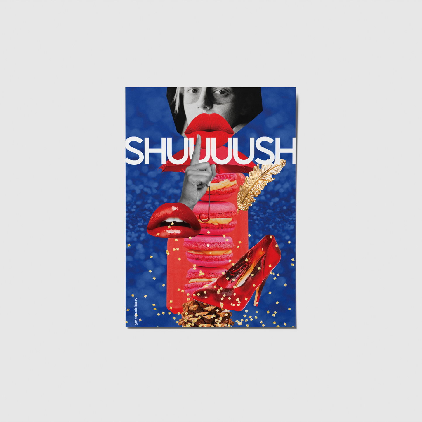 Shush Postcard