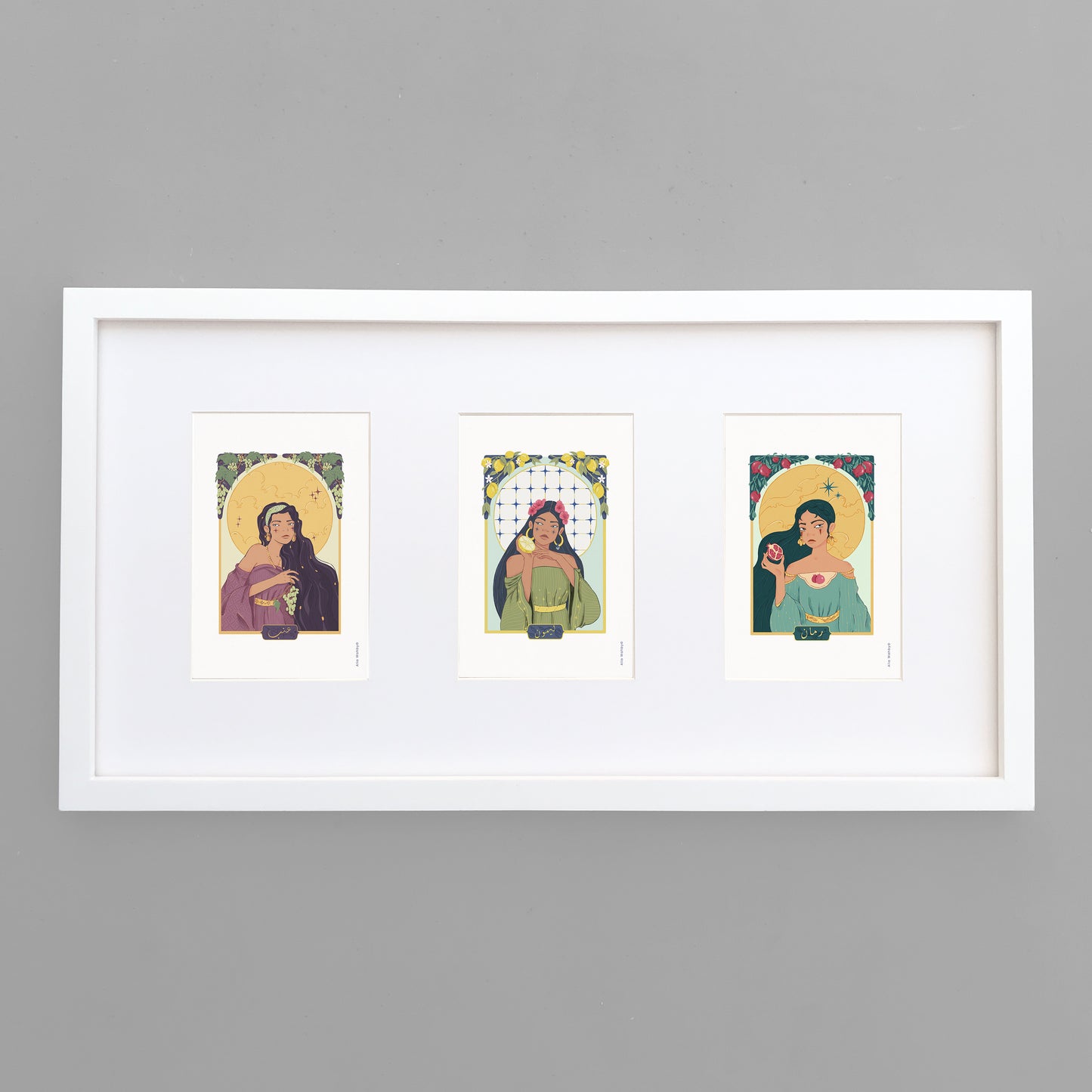 Fruits of Paradise Tri-Frame