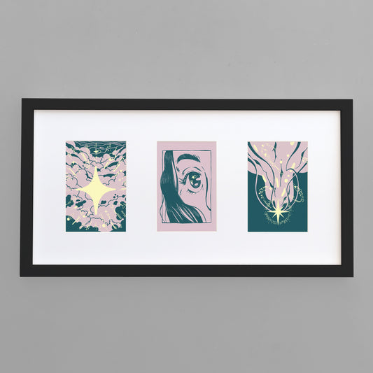 Rise and Shine Series Tri-frame