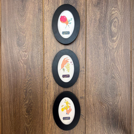 Grapes Round Wall Art