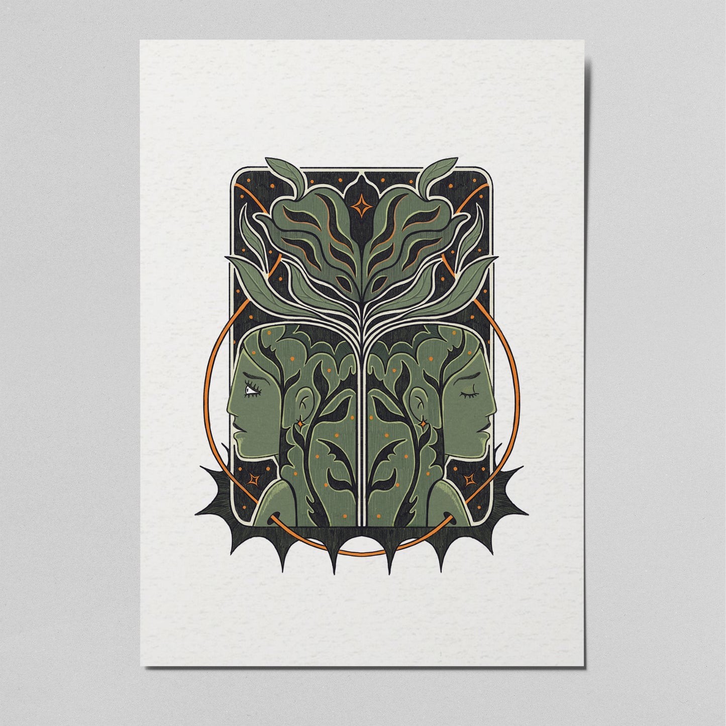 Reflection Green Version Poster