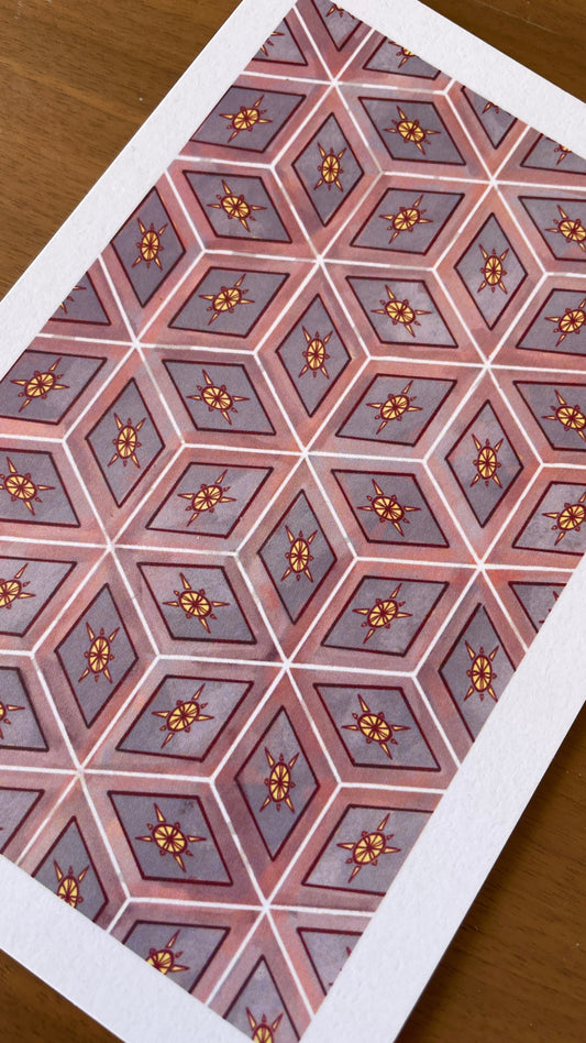 Nahar Pattern Postcard