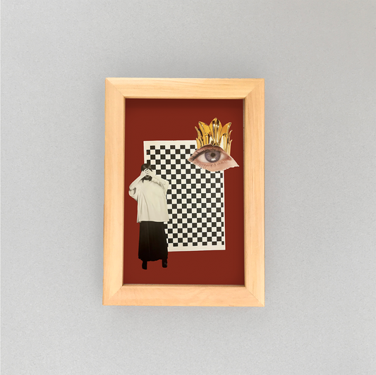 Crowned Eye Postcard