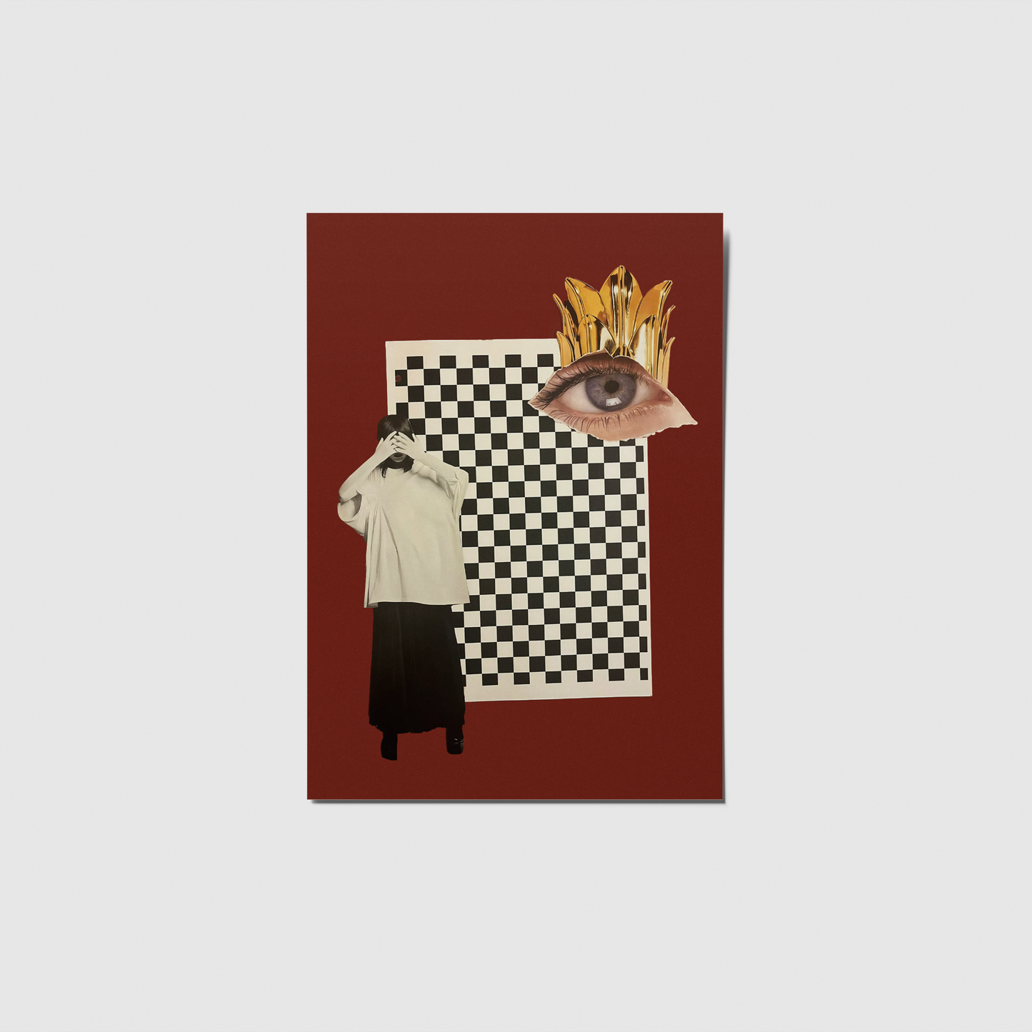 Crowned Eye Postcard