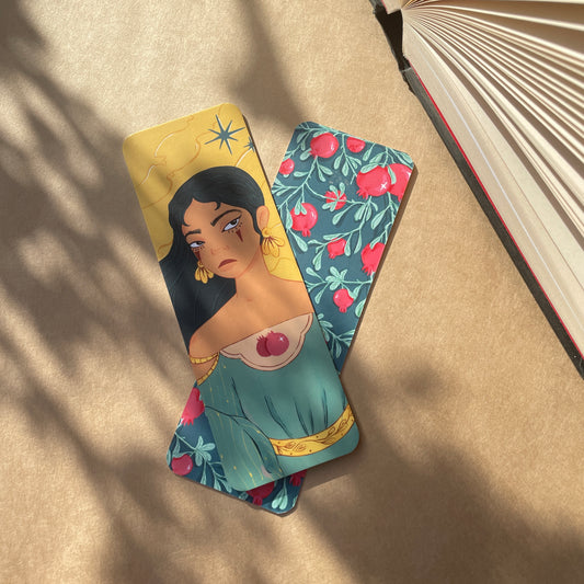 Pomegranate Girl Bookmark