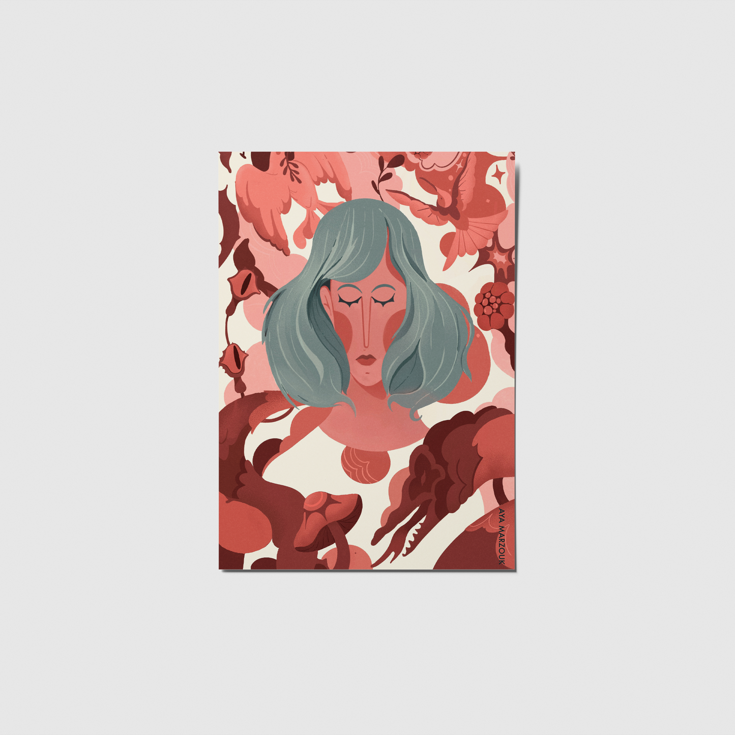 Mood Swings Postcard Edition 1 (White)