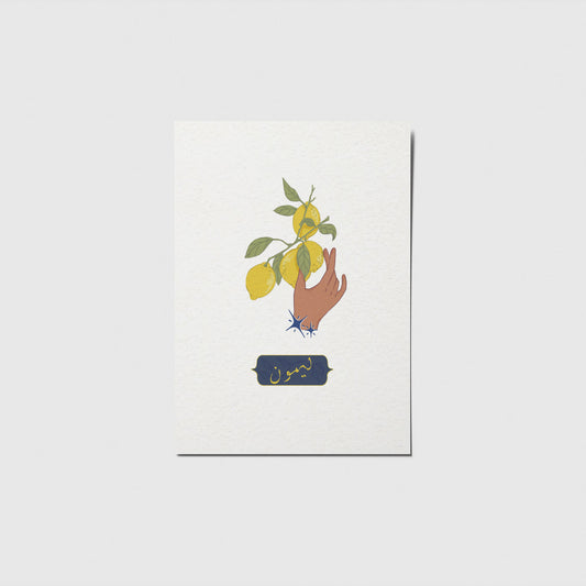 A Handful Of Lemons Postcard
