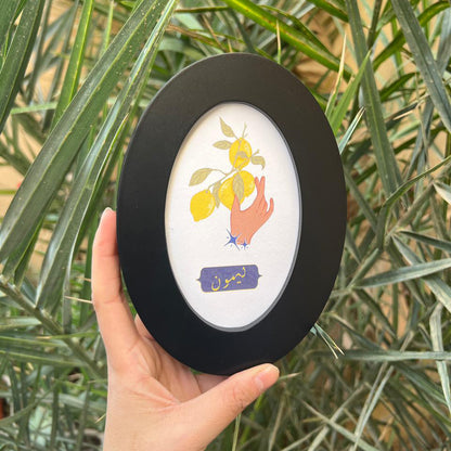 Lemon Round Wall Art