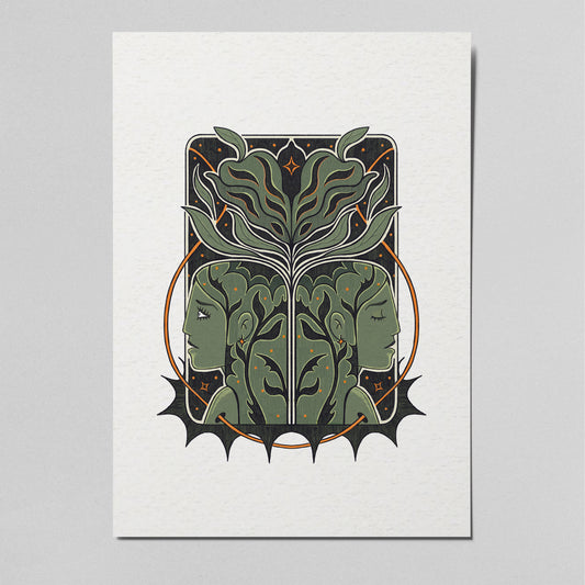 Reflection Green Version Poster