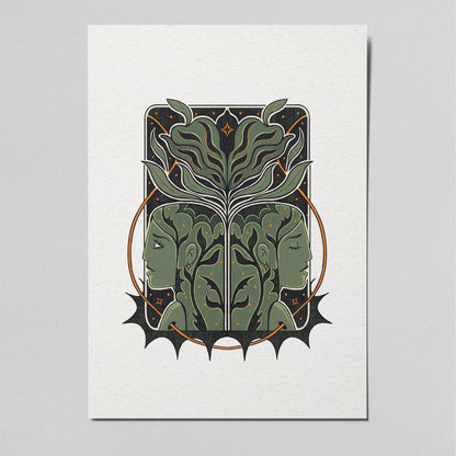 Reflection Green Version Poster