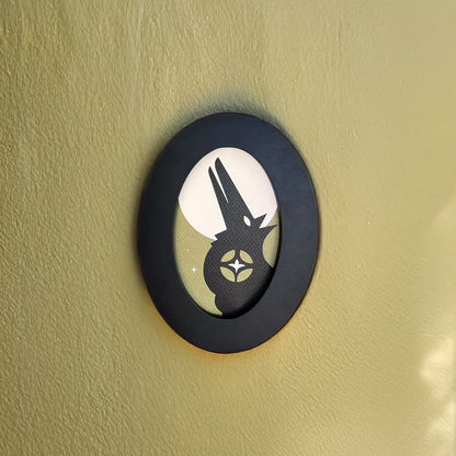Wolf Round Wall Art