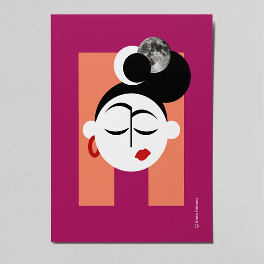 Quirky Lady Poster